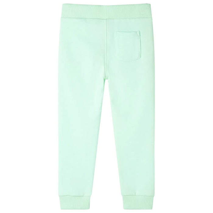 Pantaloni de trening pentru copii, verde aprins, 116 WALTI