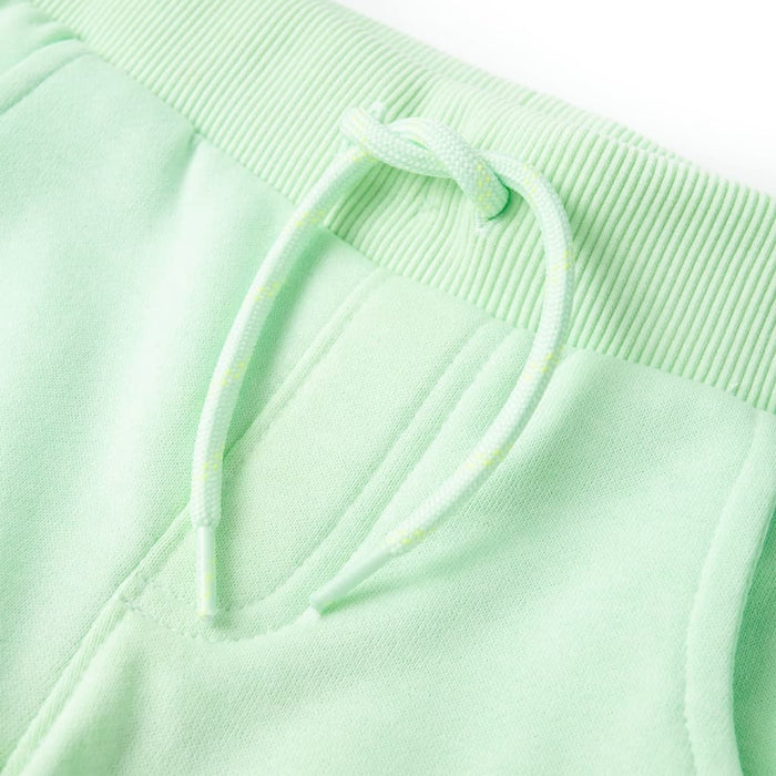 Pantaloni de trening pentru copii, verde aprins, 128 WALTI