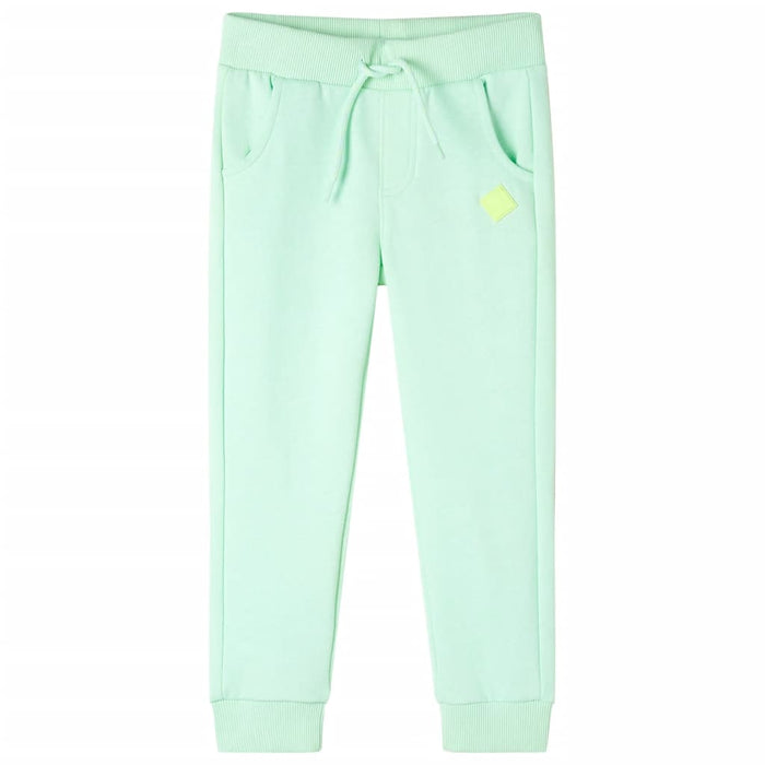 Pantaloni de trening pentru copii, verde aprins, 140 WALTI