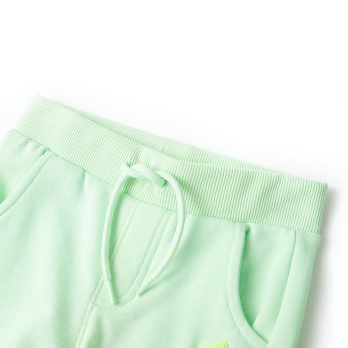 Pantaloni de trening pentru copii, verde aprins, 140 WALTI