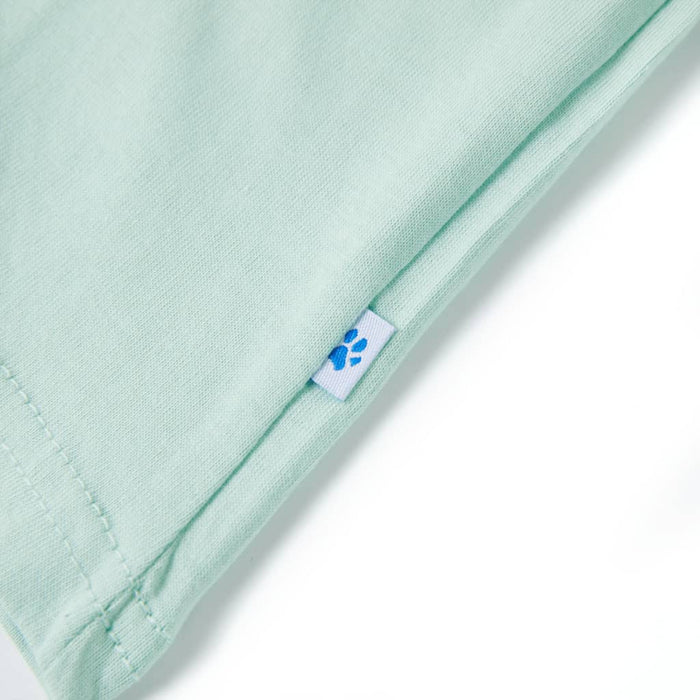 Tricou pentru copii, verde mentă deschis, 140 - WALTI WALTI