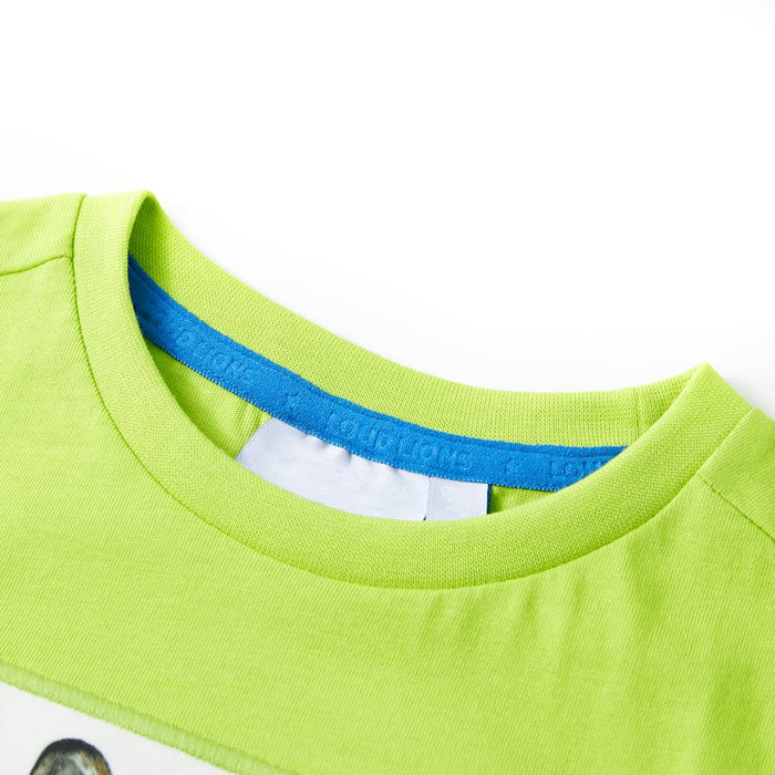 Tricou pentru copii cu mâneci scurte, lime, 116 - WALTI WALTI