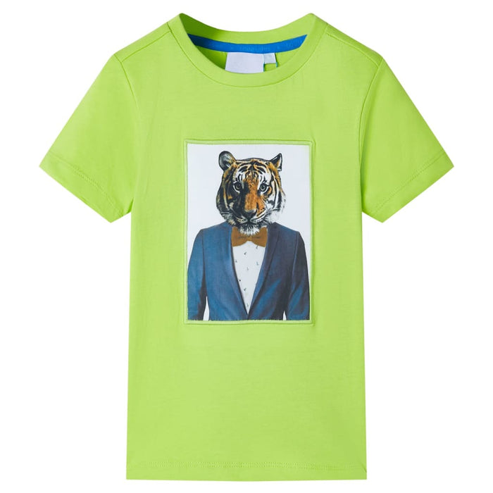 Tricou pentru copii cu mâneci scurte, lime, 140 WALTI