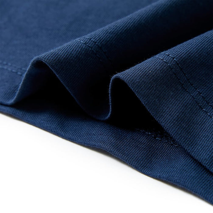 Tricou pentru copii cu mâneci scurte, albastru închis, 128 - WALTI WALTI