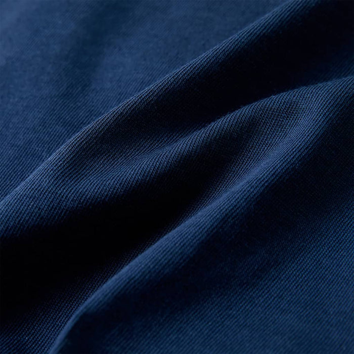Tricou pentru copii cu mâneci scurte, albastru închis, 128 - WALTI WALTI
