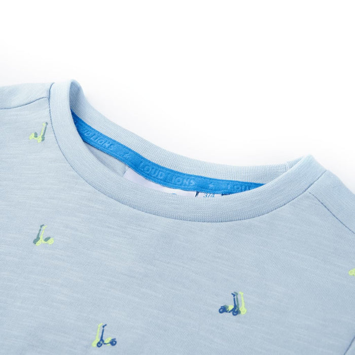 Tricou pentru copii, albastru deschis, 92 WALTI