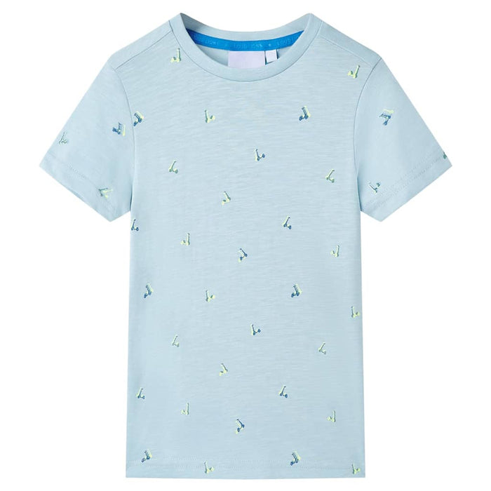 Tricou pentru copii, albastru deschis, 140 - WALTI WALTI