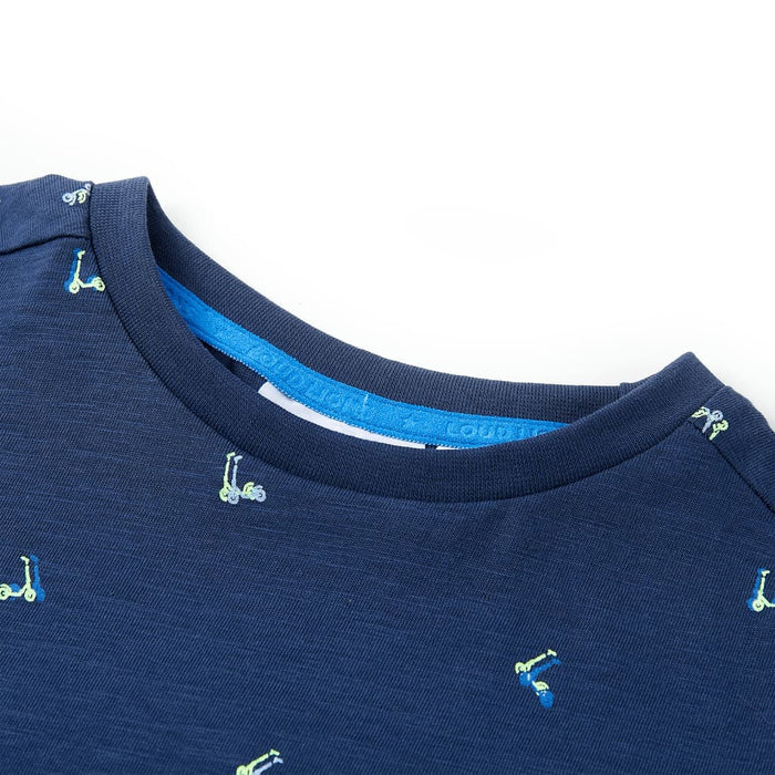 Tricou pentru copii, albastru închis, 104 - WALTI WALTI
