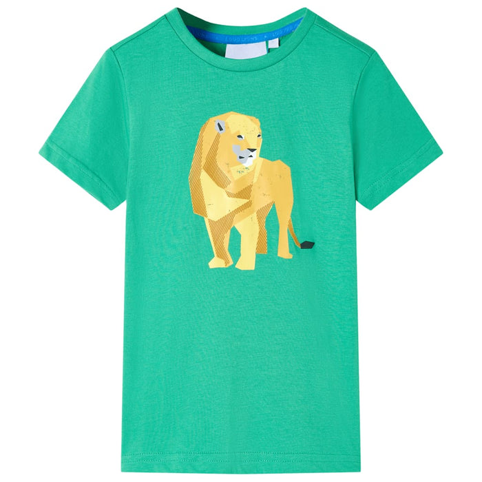 Tricou pentru copii, verde, 104 - WALTI WALTI
