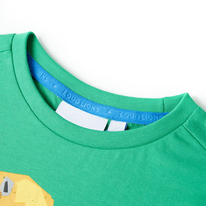 Tricou pentru copii, verde, 104 - WALTI WALTI