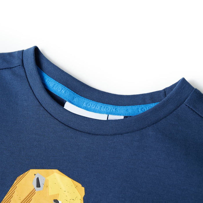 Tricou pentru copii, albastru închis, 116 WALTI