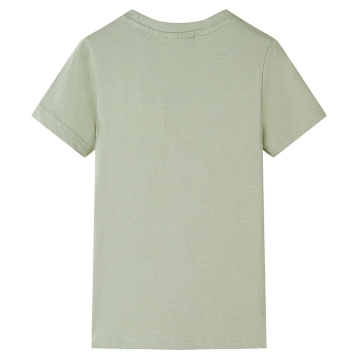 Tricou pentru copii cu mâneci scurte, kaki deschis, 104 WALTI