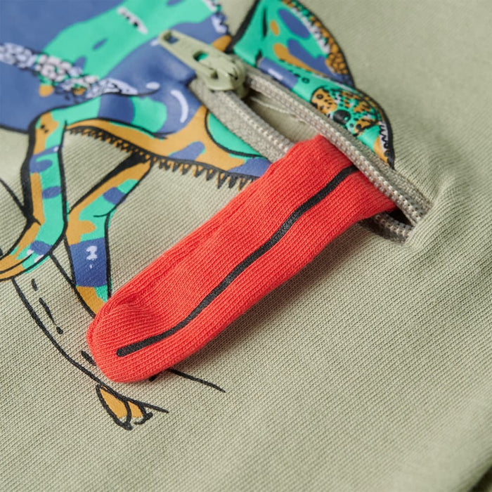Tricou pentru copii cu mâneci scurte, kaki deschis, 104 WALTI