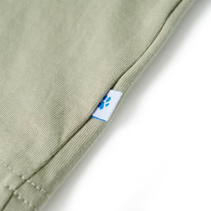Tricou pentru copii cu mâneci scurte, kaki deschis, 104 WALTI
