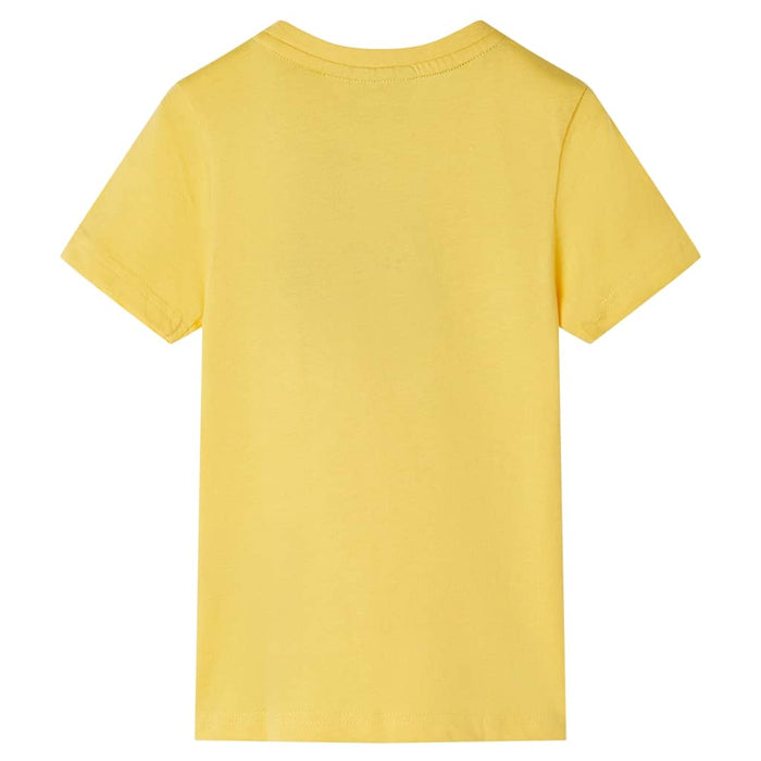 Tricou pentru copii cu mâneci scurte, ocru deschis, 116 - WALTI WALTI