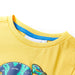 Tricou pentru copii cu mâneci scurte, ocru deschis, 128 - WALTI WALTI