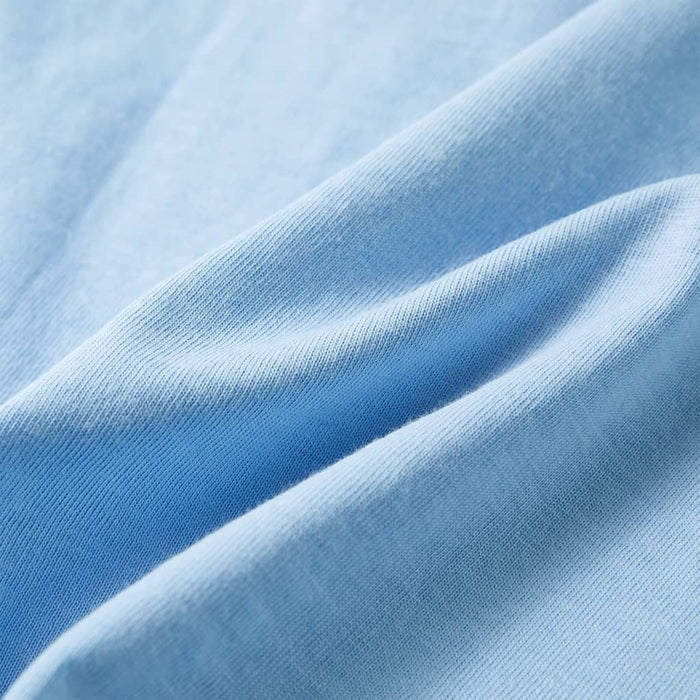 Tricou pentru copii cu mâneci scurte, albastru deschis, 116 WALTI
