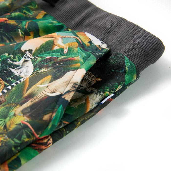 Pantaloni scurți pentru copii cu șnur, albastru petrol învechit, 128 - WALTI WALTI