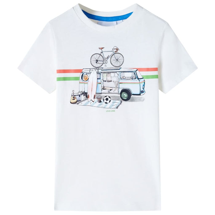 Tricou pentru copii, ecru, 128 WALTI
