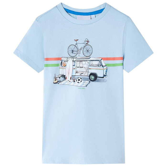 Tricou pentru copii, albastru deschis, 92 WALTI