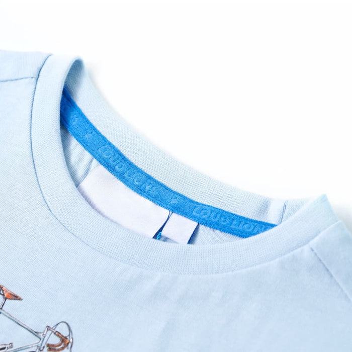 Tricou pentru copii, albastru deschis, 92 WALTI