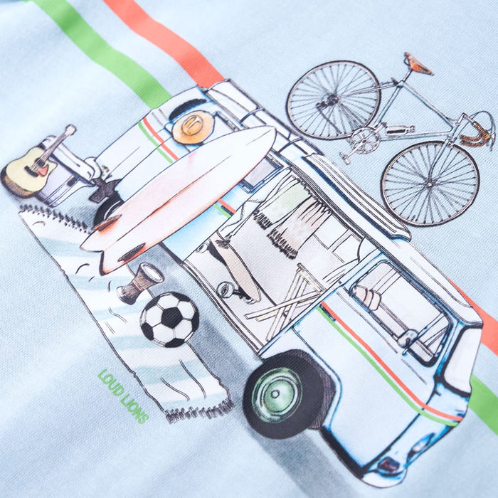 Tricou pentru copii, albastru deschis, 92 WALTI