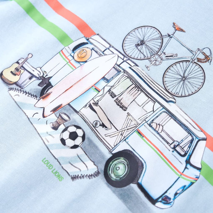 Tricou pentru copii, albastru deschis, 140 WALTI
