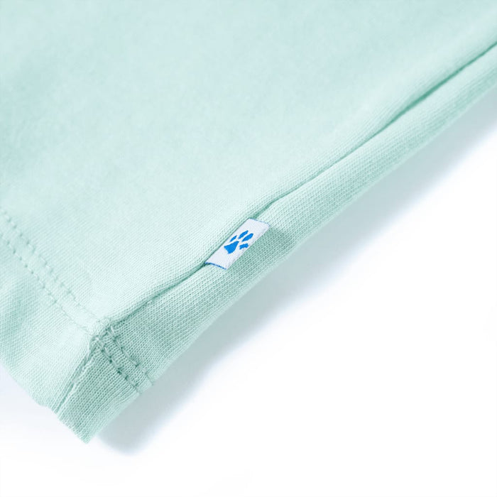 Tricou pentru copii, verde mentă deschis, 128 - WALTI WALTI