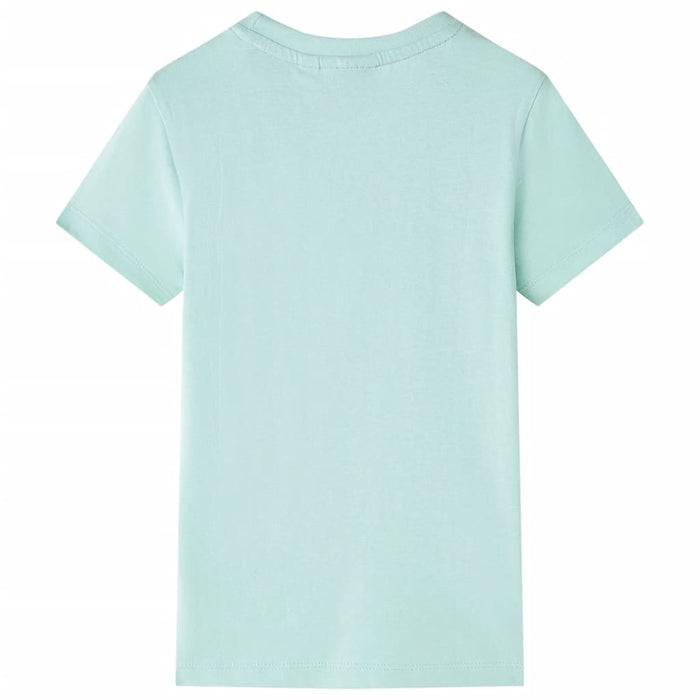 Tricou pentru copii, verde mentă deschis, 140 - WALTI WALTI