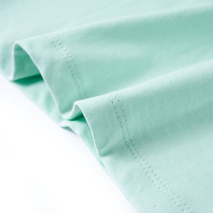 Tricou pentru copii, verde mentă deschis, 140 - WALTI WALTI