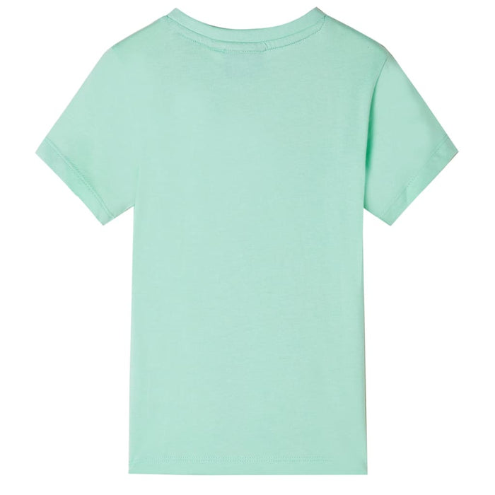 Tricou pentru copii cu mâneci scurte verde deschis 92 - WALTI WALTI