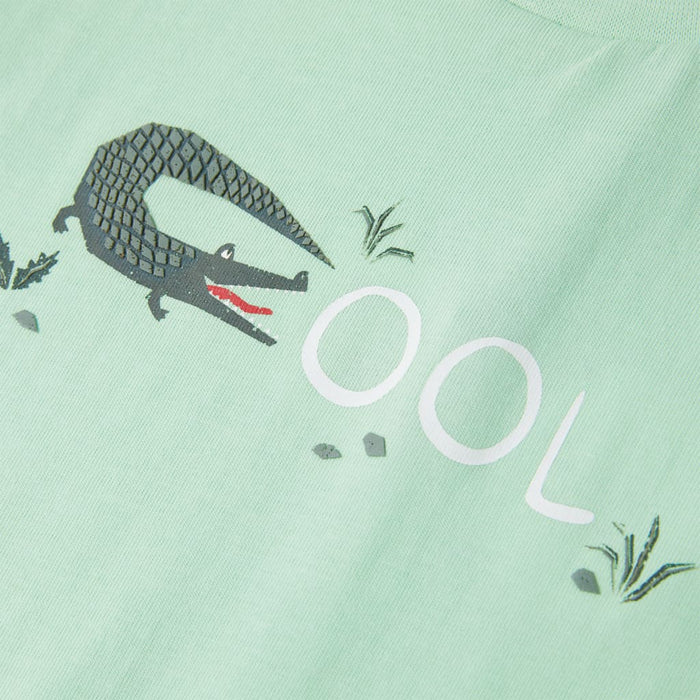 Tricou pentru copii cu mâneci scurte verde deschis 92 - WALTI WALTI