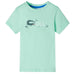 Tricou pentru copii cu mâneci scurte verde deschis 116 - WALTI WALTI