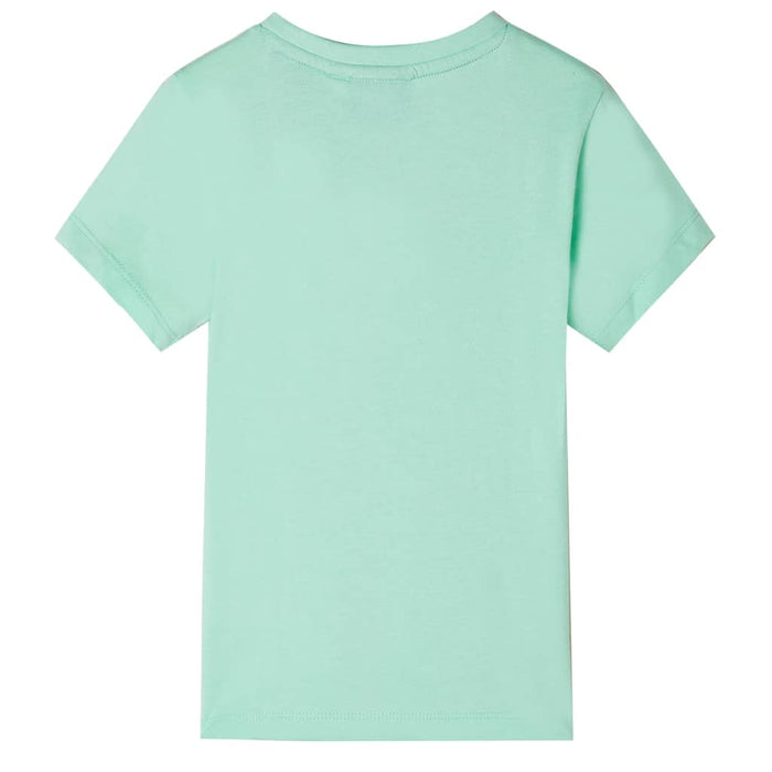 Tricou pentru copii cu mâneci scurte verde deschis 116 - WALTI WALTI