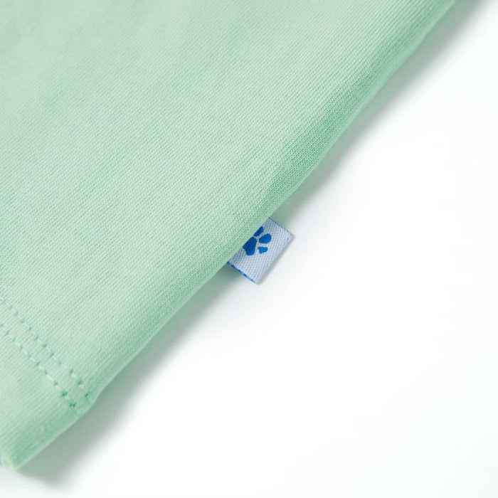 Tricou pentru copii cu mâneci scurte verde deschis 116 - WALTI WALTI