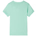 Tricou pentru copii cu mâneci scurte verde deschis 128 - WALTI WALTI