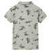 Tricou pentru copii, kaki deschis melanj, 104 - WALTI WALTI