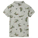 Tricou pentru copii, kaki deschis melanj, 116 - WALTI WALTI