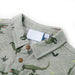 Tricou pentru copii, kaki deschis melanj, 116 - WALTI WALTI