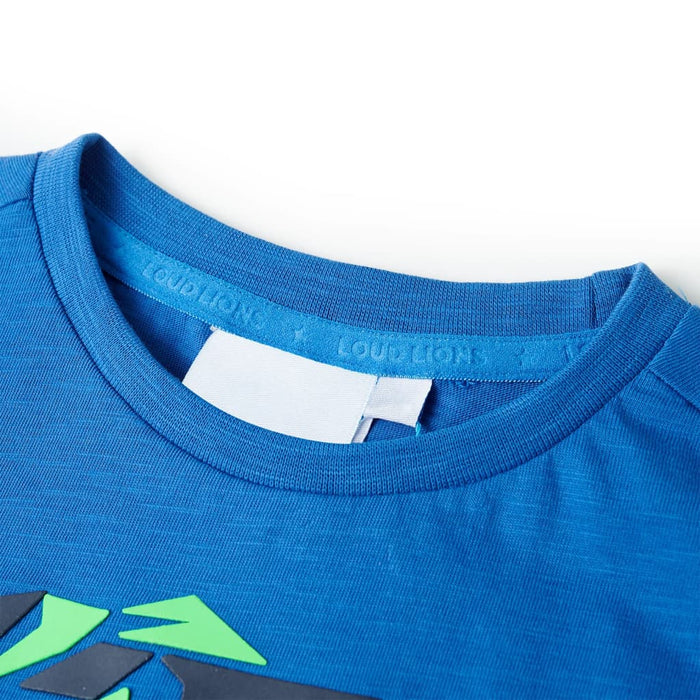 Tricou pentru copii, albastru, 128 - WALTI WALTI