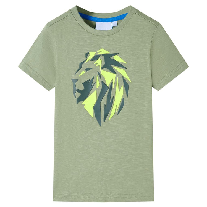 Tricou pentru copii, kaki deschis, 116 WALTI