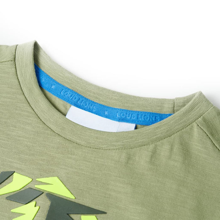 Tricou pentru copii, kaki deschis, 116 WALTI