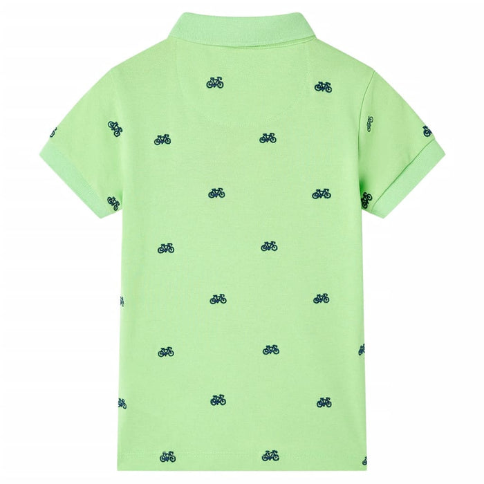 Tricou polo pentru copii, verde neon, 92 - WALTI WALTI