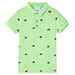 Tricou polo pentru copii, verde neon, 104 - WALTI WALTI