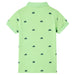 Tricou polo pentru copii, verde neon, 104 - WALTI WALTI