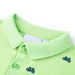 Tricou polo pentru copii, verde neon, 104 - WALTI WALTI