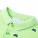 Tricou polo pentru copii, verde neon, 116 - WALTI WALTI