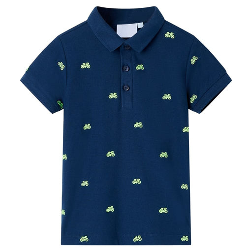 Tricou polo pentru copii, bleumarin, 104 - WALTI WALTI