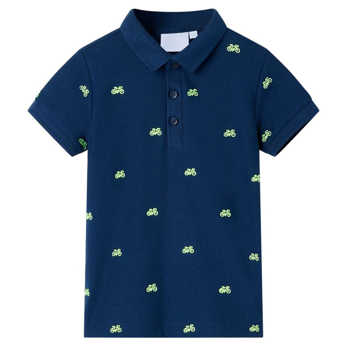 Tricou polo pentru copii, bleumarin, 128 - WALTI WALTI