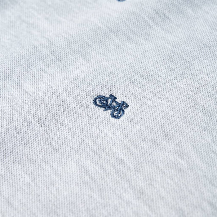 Tricou polo pentru copii,- gri melanj, 104 - WALTI WALTI